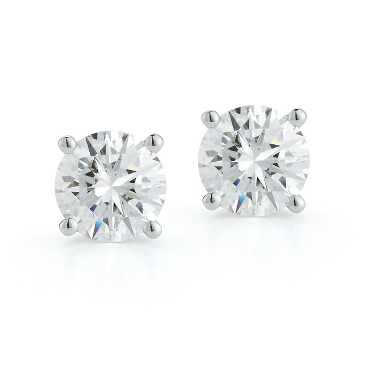 18K ホワイトゴールド 0.48カラット ダイヤモンド イヤリング 18K ホワイトゴールド 0.48カラット ダイヤモンド イヤリング