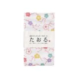泉州さらさらガーゼタオル 3枚セット 色玉/梅ちらし/かさねの小花 約34cm x 82cm