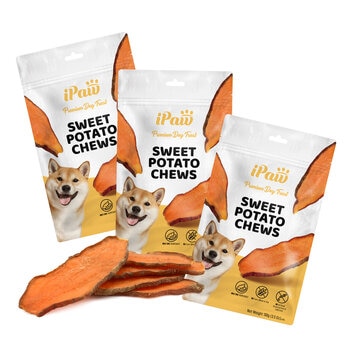 iPaw (アイポー) The スイートポテト 無添加犬用おやつ 100g x 3袋
