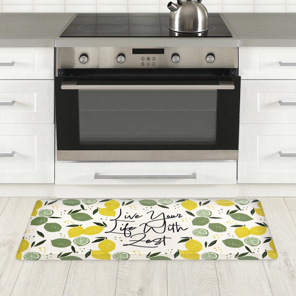 NIKE GRAVITY キッチンマット 50cm × 99cm レモン＆ライム