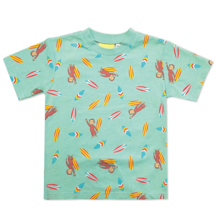 おさるのジョージ キッズ 半袖 Tシャツ 4枚組 アソートA 120