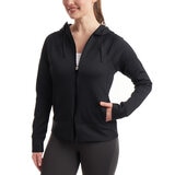 カークランド シグニチャー レディース アクティブ パーカー ブラック L