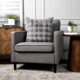 フェイクファークッション 50 x 50cm ライトグレー フェイクファークッション 50 x 50cm ライトグレー