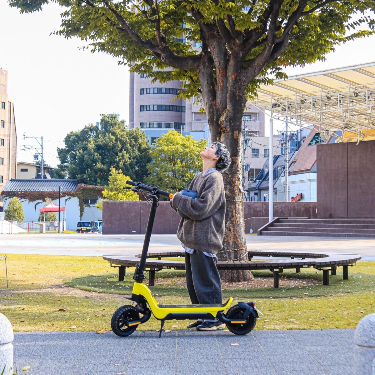 電動キックボード MTM RISE M-1S イエロー