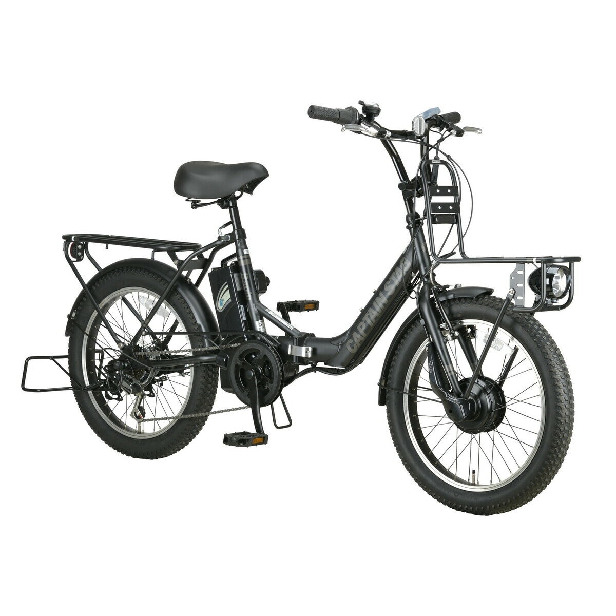 CAPTAIN STAG 電動アシスト自転車 ブラック CAPTAIN STAG E BAGIE 電動アシスト自転車 マット ブラック | Costco Japan
