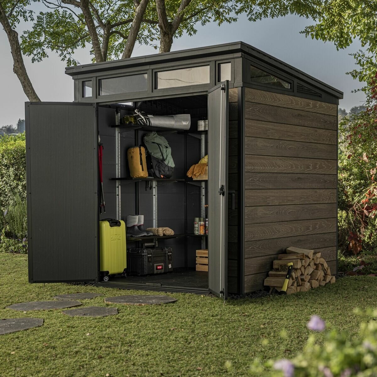 ケター ペント 7 X 7 フィート(2.2 x 2.2m) 屋外用物置 シグネイチャー