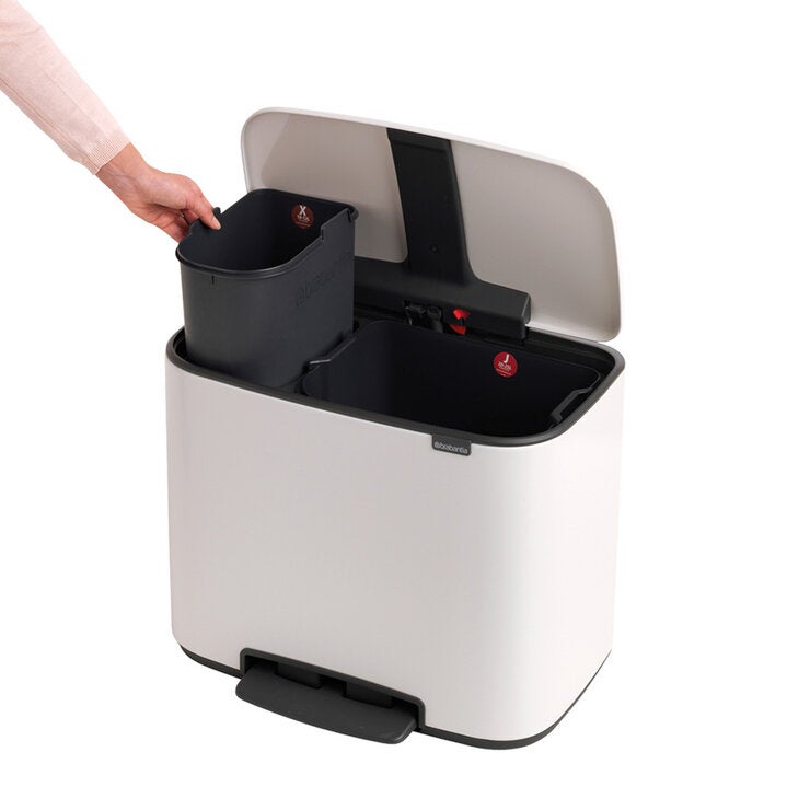 ブラバンシア ペダル式ごみ箱 11+23L 2分別 ブラバンシア ペダル式ごみ箱 11+23L 2分別