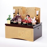 ひな人形 親王収納飾り 4M12-CS-204