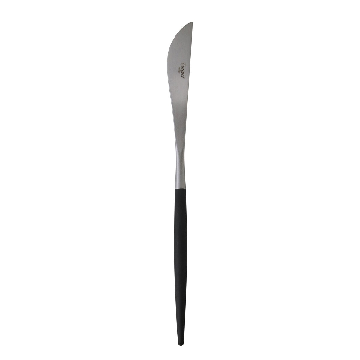 クチポール ゴア ディナーナイフ 12本セット シルバー x ブラック
