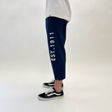 FILA メンズ クロップドパンツ ネイビー L