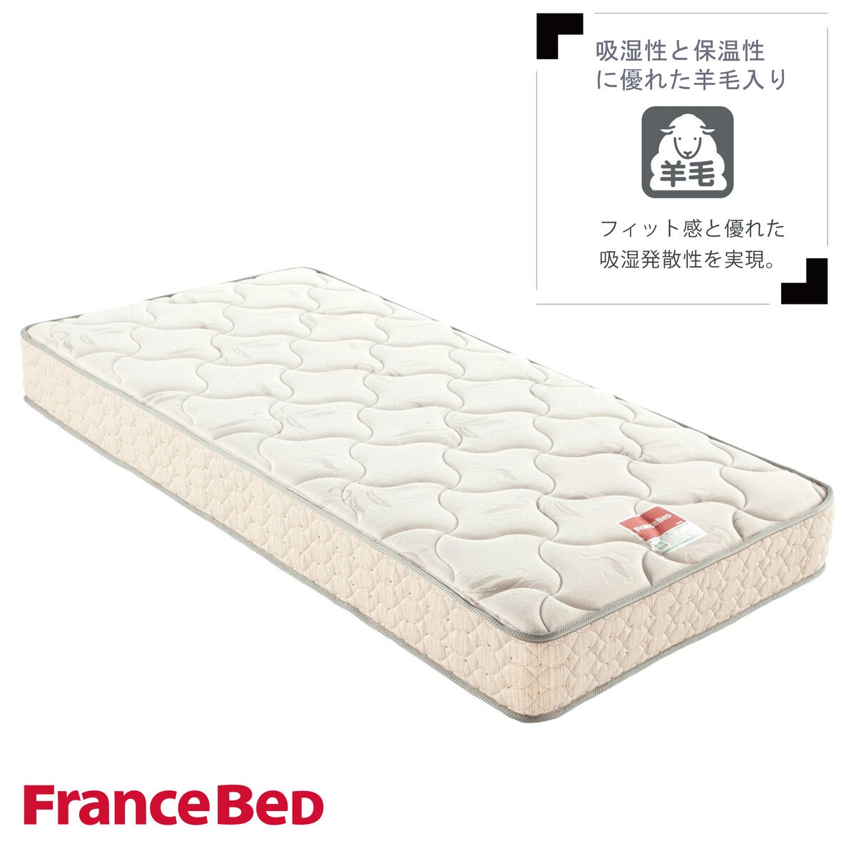 【FranceBeD】フランスベッドマットレスダブル