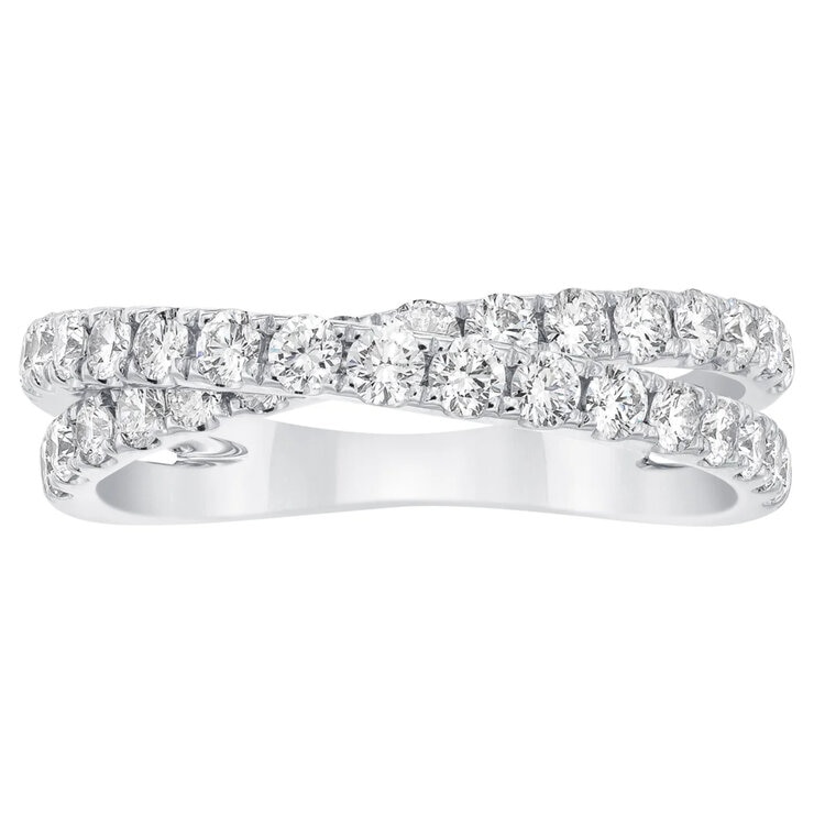 14K ホワイトゴールド 0.90カラット ダイヤモンド リング 14K ホワイトゴールド 0.90カラット ダイヤモンド リング