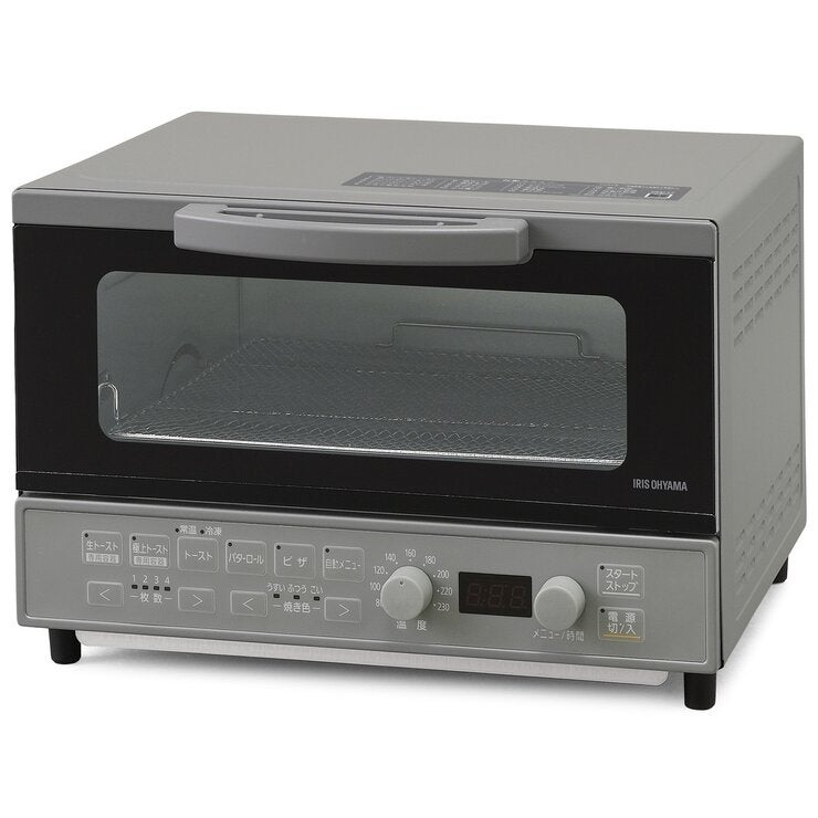 アイリスオーヤマ マイコン式オーブントースター グレー MOT-401 アイリスオーヤマ マイコン式オーブントースター グレー MOT-401