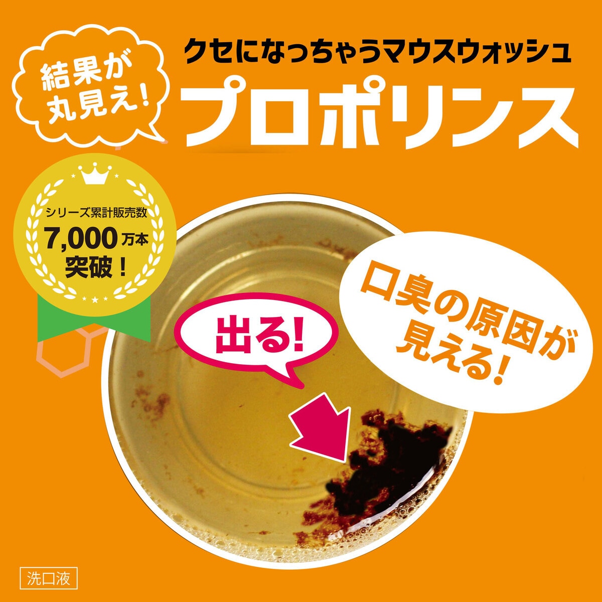 プロポリンス 汚れが見える マウスウォッシュ 1L x 3本セット