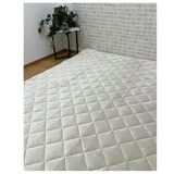 昭和西川 6層あったか敷パッド ダブル アイボリー