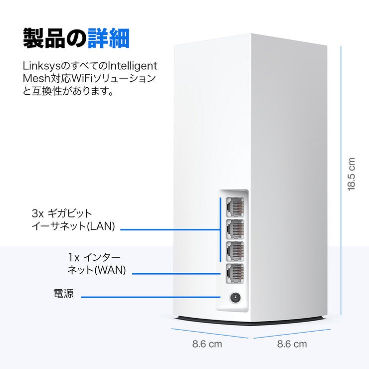 LINKSYS Wi-Fiルーター MX2001-JP