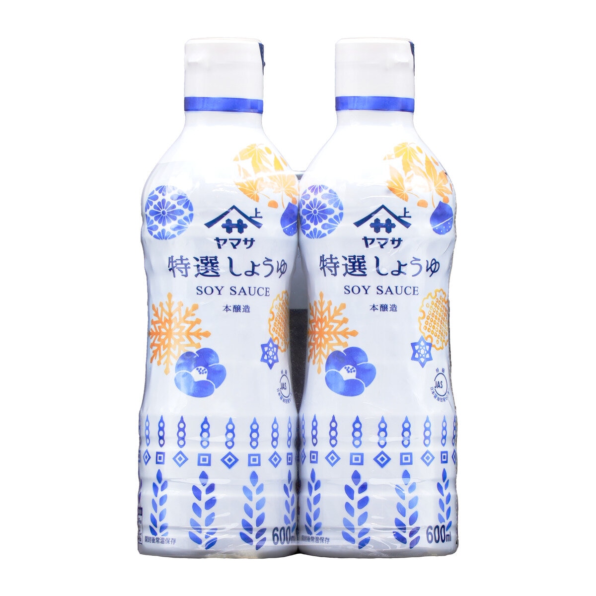 ヤマサ特選醤油 600ml X 2本