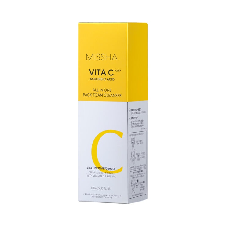 ミシャ ビタシープラス 泡マスク洗顔 140ml ミシャ ビタシープラス 泡マスク洗顔 140ml
