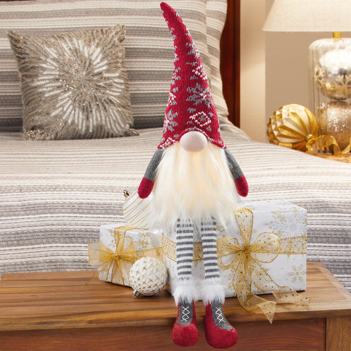 クリスマス ノーム ライト付き