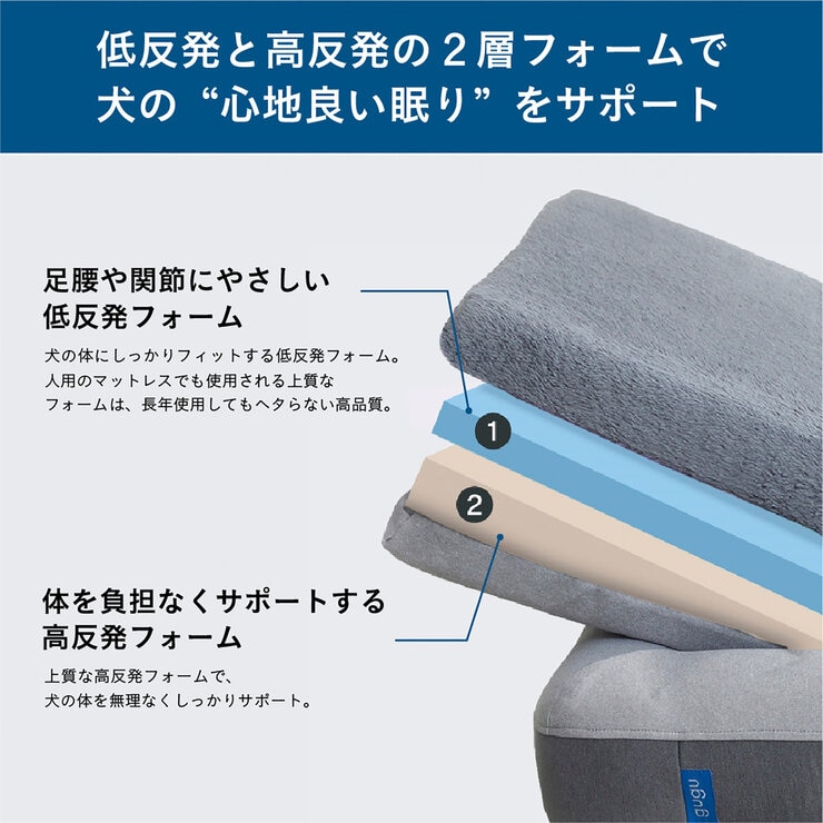 グーグー ドギー シニア Lサイズ グレー