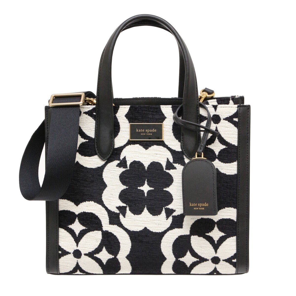 ケイト スペード Spade Flower トートバッグ S - ブラック