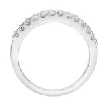 14K ホワイトゴールド 0.70カラット ダイヤモンド バンド リング