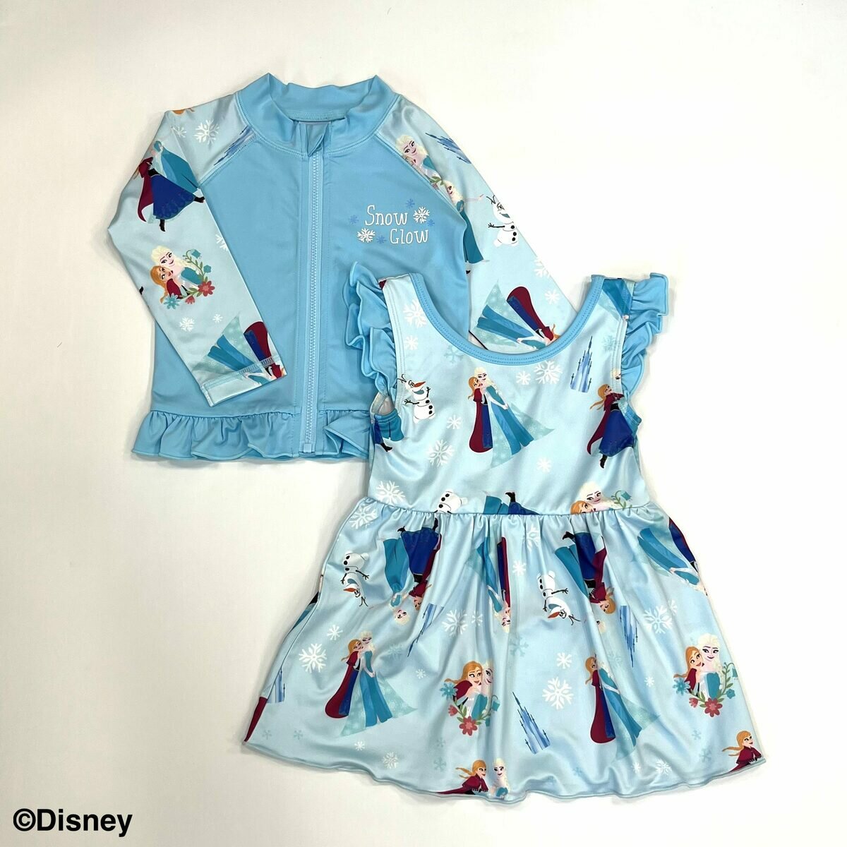 ディズニー/キッズ 水着2点セット/ アナと雪の女王 120