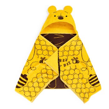 キャラクター フード付き タオル 約58cm x 129cm