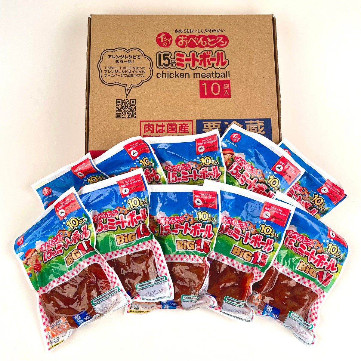 石井食品 1.5倍ミートボール 180g x 10袋 石井食品 1.5倍ミートボール 180g x 10袋