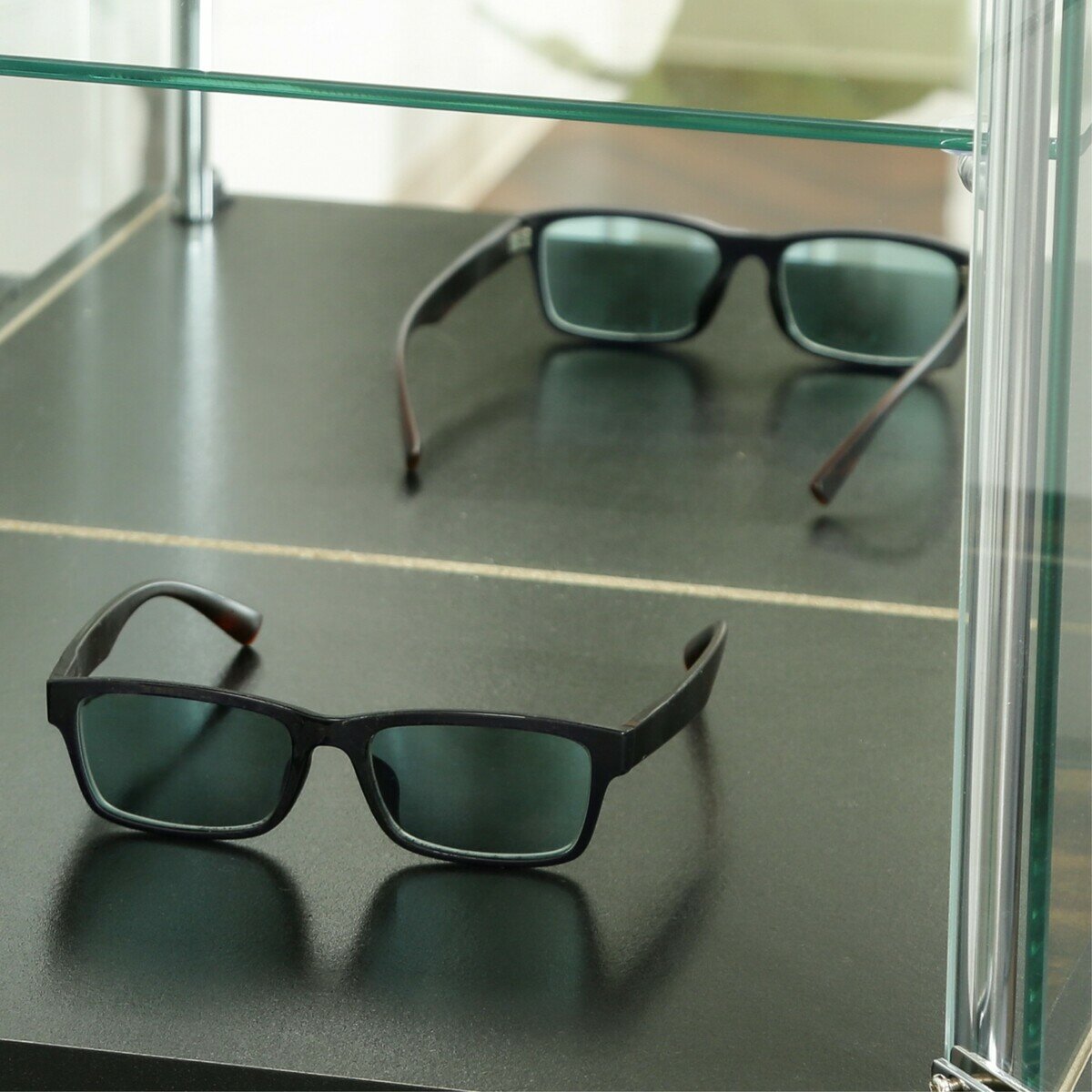 ガラスコレクションボックス ブラック