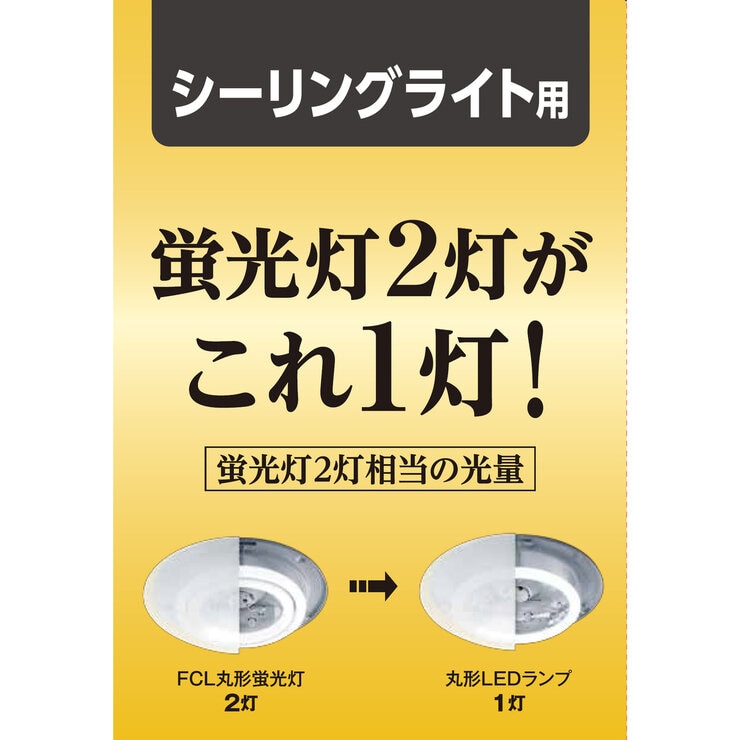 アイリスオーヤマ 丸型LEDランプ 30型+40型 LDCL3040SS/D/29-C 昼光色