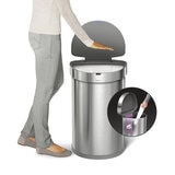 シンプルヒューマン セミラウンドセンサーカン 45L + ステップダストボックス 4.5L ST2200