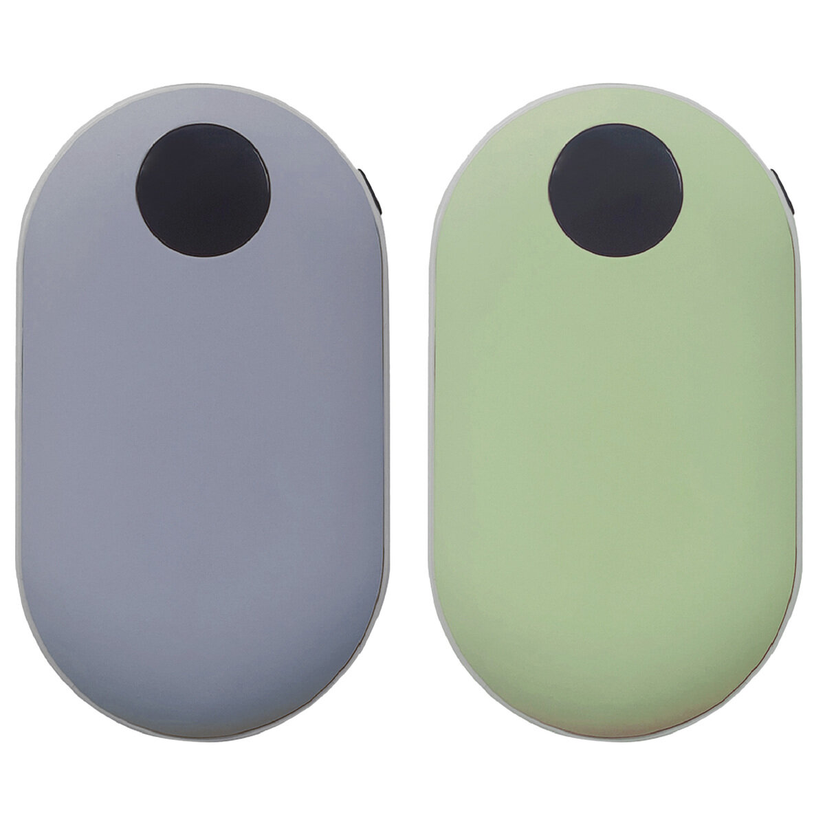 充電式バッテリーカイロ 2個セット ブルー&グリーン