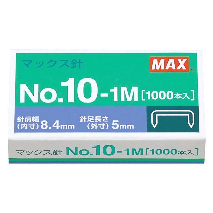 マックス ホチキス針 No.10-1M MS91187 100箱 マックス ホチキス針 No.10-1M MS91187 100箱