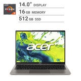 ACER ノートPC / 14.0インチ / Swift Lite 14/ Ryzen5 7430U/ メモリ 16GB / SSD 512GB / SFL14-41P-N56Y ACER ノートPC / 14.0インチ / Swift Lite 14/ Ryzen5 7430U/ メモリ 16GB / SSD 512GB / SFL14-41P-N56Y