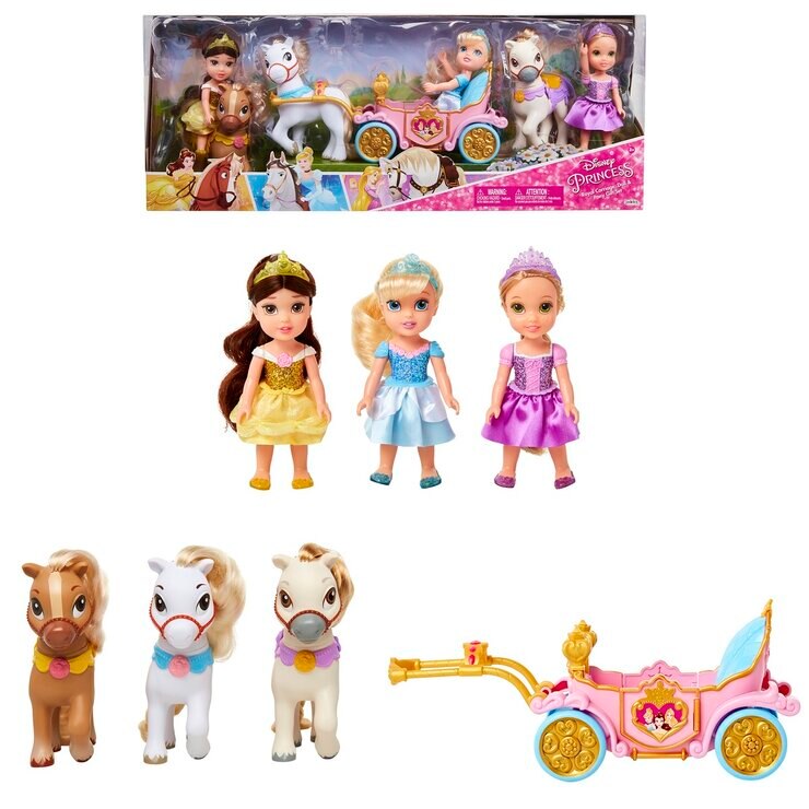 ディズニープリンセス ミニドールと馬車セット ディズニープリンセス ミニドールと馬車セット