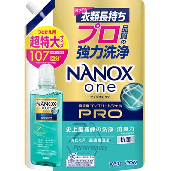 ナノックスONE PRO 詰替 1070g x 6パック