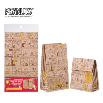 Peanuts アースカラー ペーパーバッグ 10枚 X 10セット