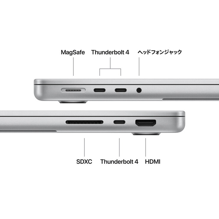 Apple MacBook Pro 14インチ 10コアCPU/10コアGPU/Apple M5チップ/16GB/512GB SSD シルバー