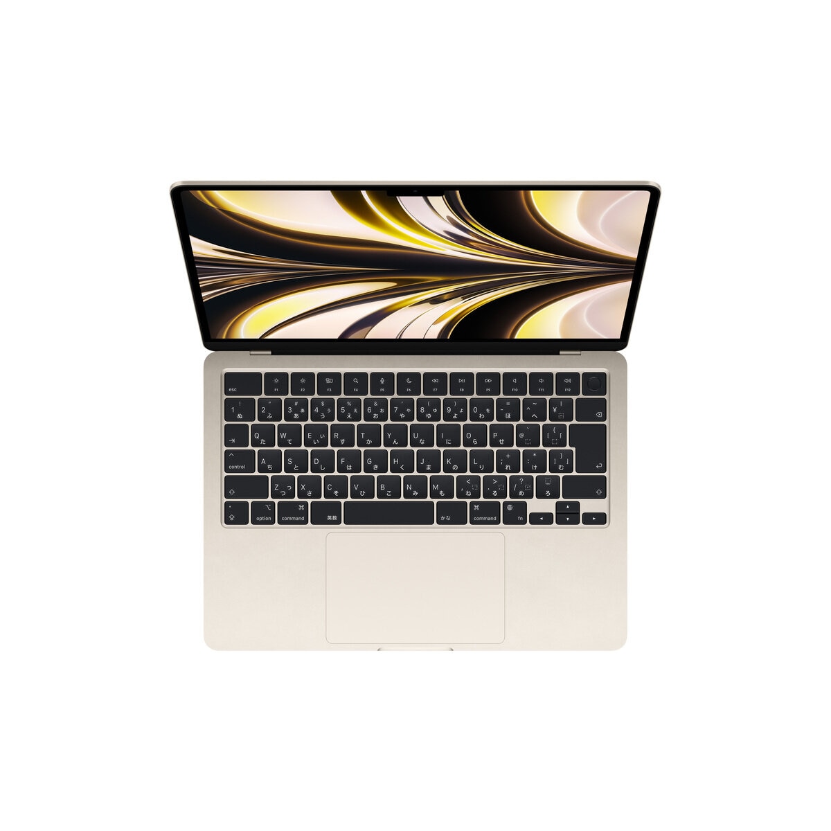 超美品 MacBook Air M2 13インチ 16+256GB スターライト たのめーる】Apple MacBook Air 13型 M2(8CPU/8GPU) メモリ16GB