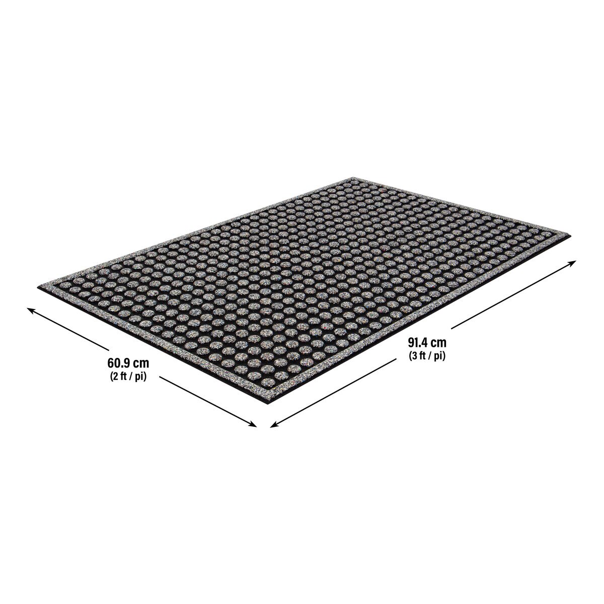 アパッチミルズ エンデュランス高耐久ドアマット Nike Grindリサイクル素材20％使用 60ｘ90ｃｍ ホワイト