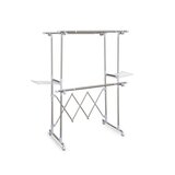 アイリスオーヤマ 組み立て簡単 たっぷり物干し KTM-2018R