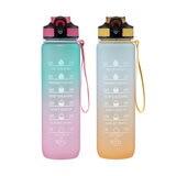 モチベーショナル ボトル メモリ付水筒 約887ml x 2 本