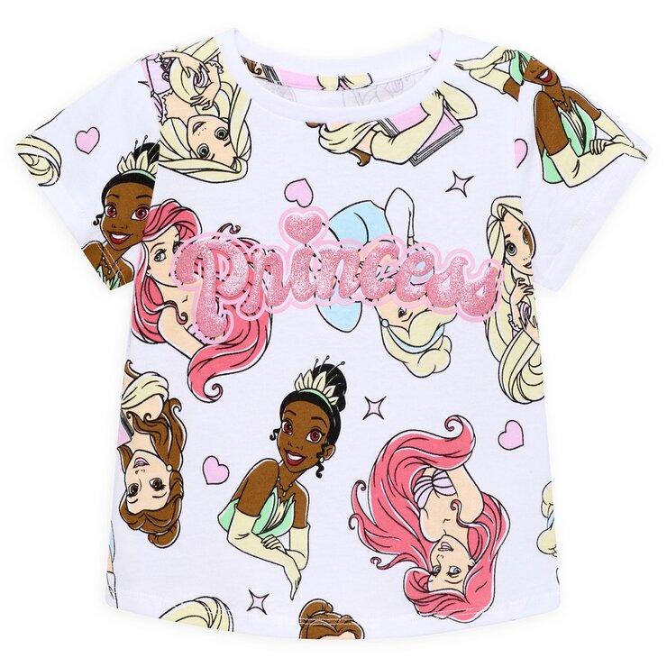 キャラクター キッズ 半袖 Tシャツ 4枚組 プリンセス 3T