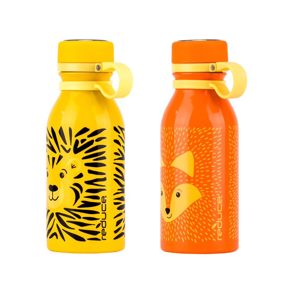 Reduce 保冷ドリンクボトル 子供用 414mlX2 タイガー&キツネ