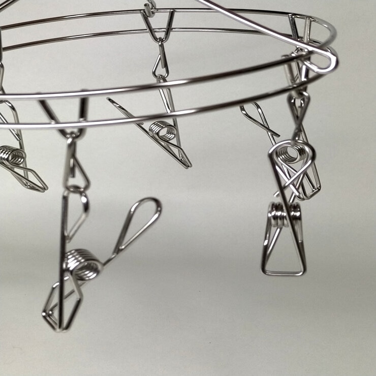 ステンレスピンチハンガー 丸形 小