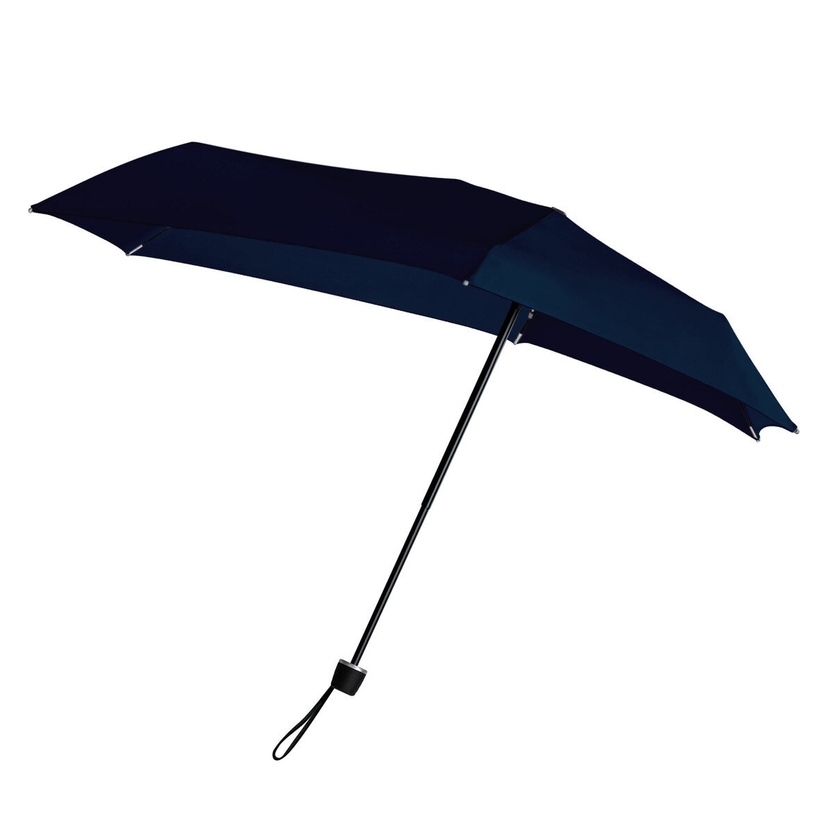 センズ　折りたたみ傘　ミクロ　手開き　晴雨兼用-ミッドナイトブルー