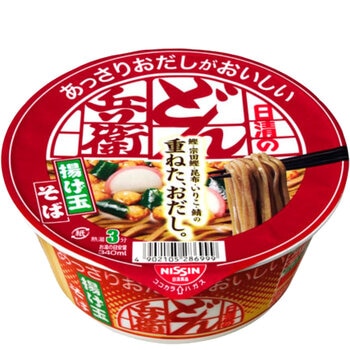 日清 あっさりどん兵衛 揚げ玉そば 12食