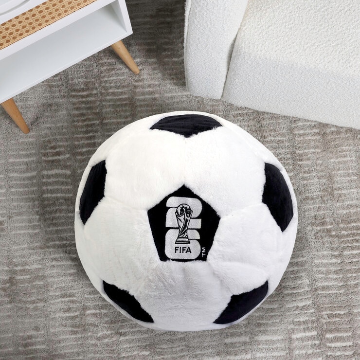 FIFA ワールドカップ サッカーボール クッション モノクロ FIFA ワールドカップ サッカーボール クッション モノクロ