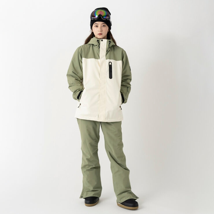 オーシャンパシフィック レディース スノージャケット クリーム M
